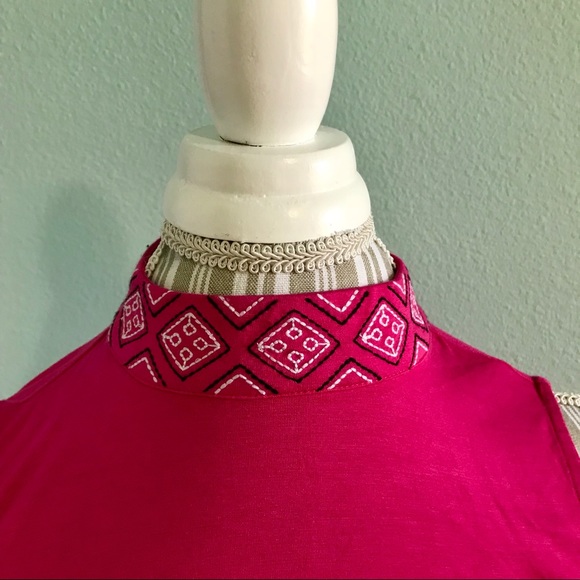 Beautiful NWT Cupio Pink Tunic Size Small - Picture 2 of 6